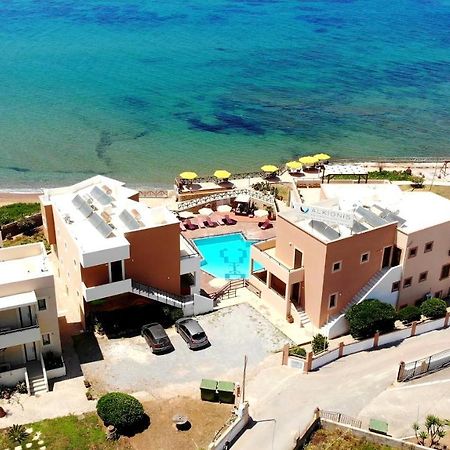 Alkionis Beach Hotel Apartments Sfáka Eksteriør bilde