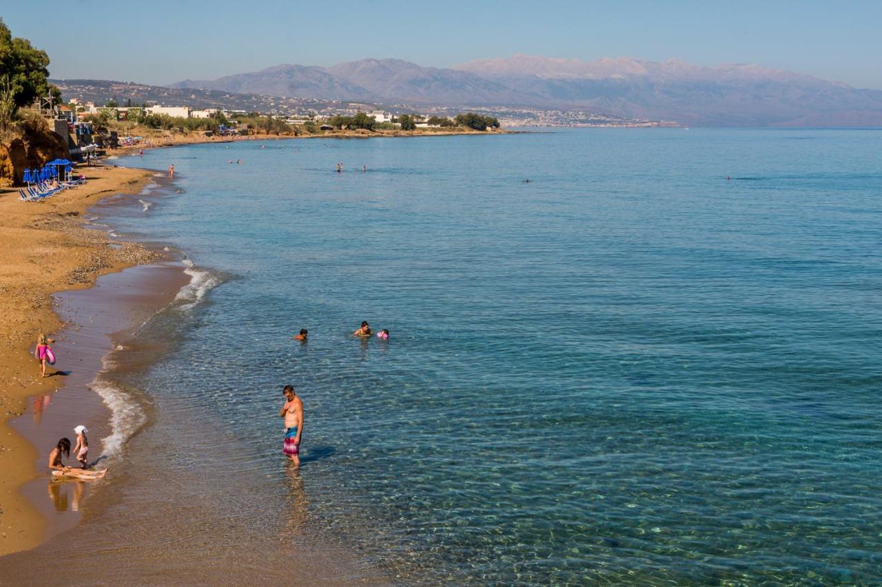 Alkionis Beach Hotel Apartments Sfáka Eksteriør bilde