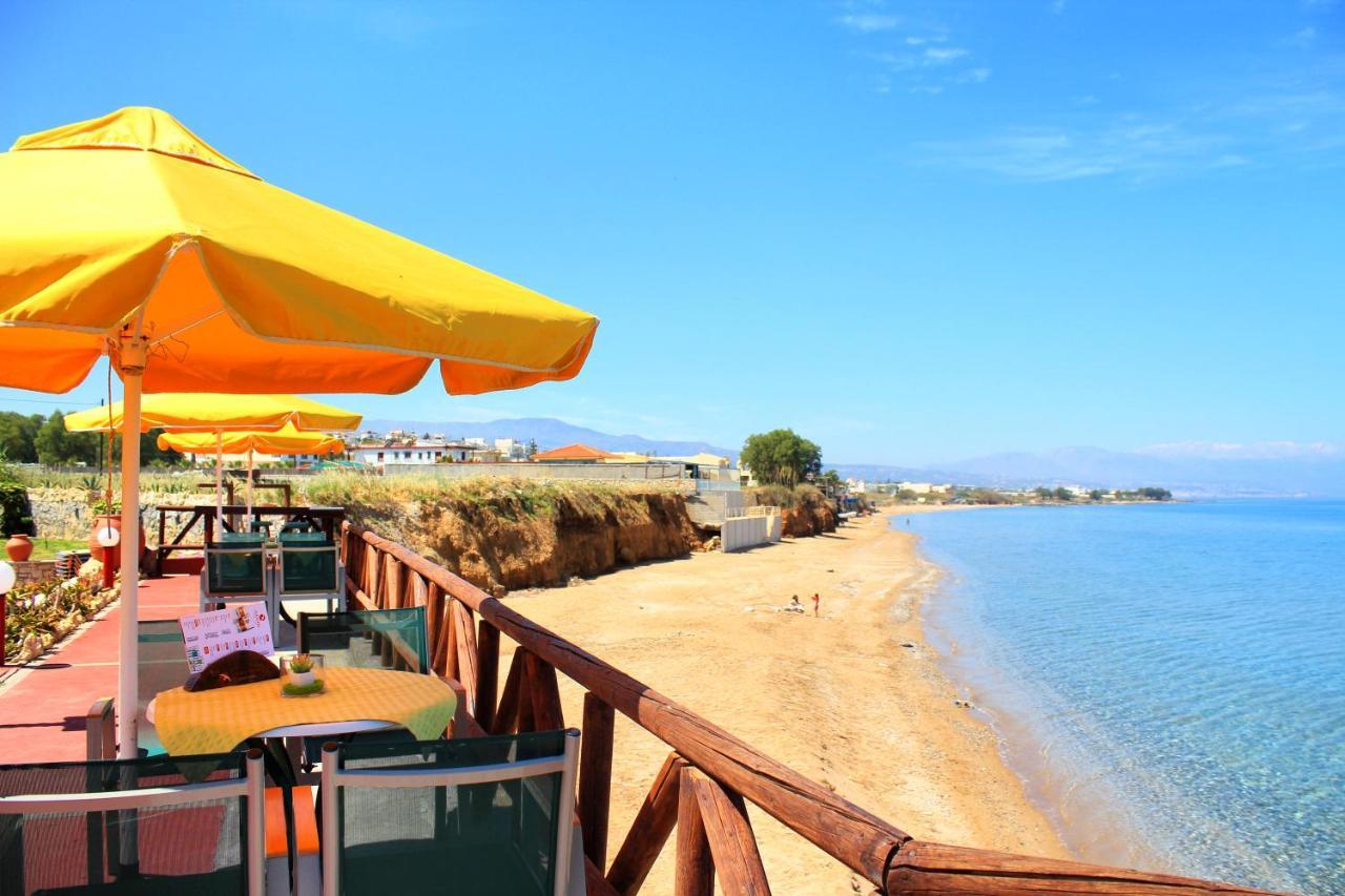 Alkionis Beach Hotel Apartments Sfáka Eksteriør bilde
