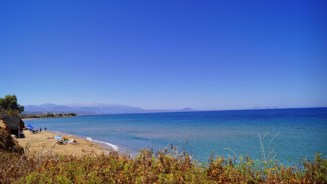 Alkionis Beach Hotel Apartments Sfáka Eksteriør bilde