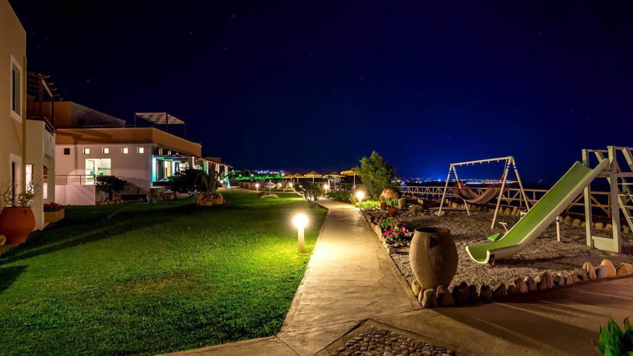 Alkionis Beach Hotel Apartments Sfáka Eksteriør bilde