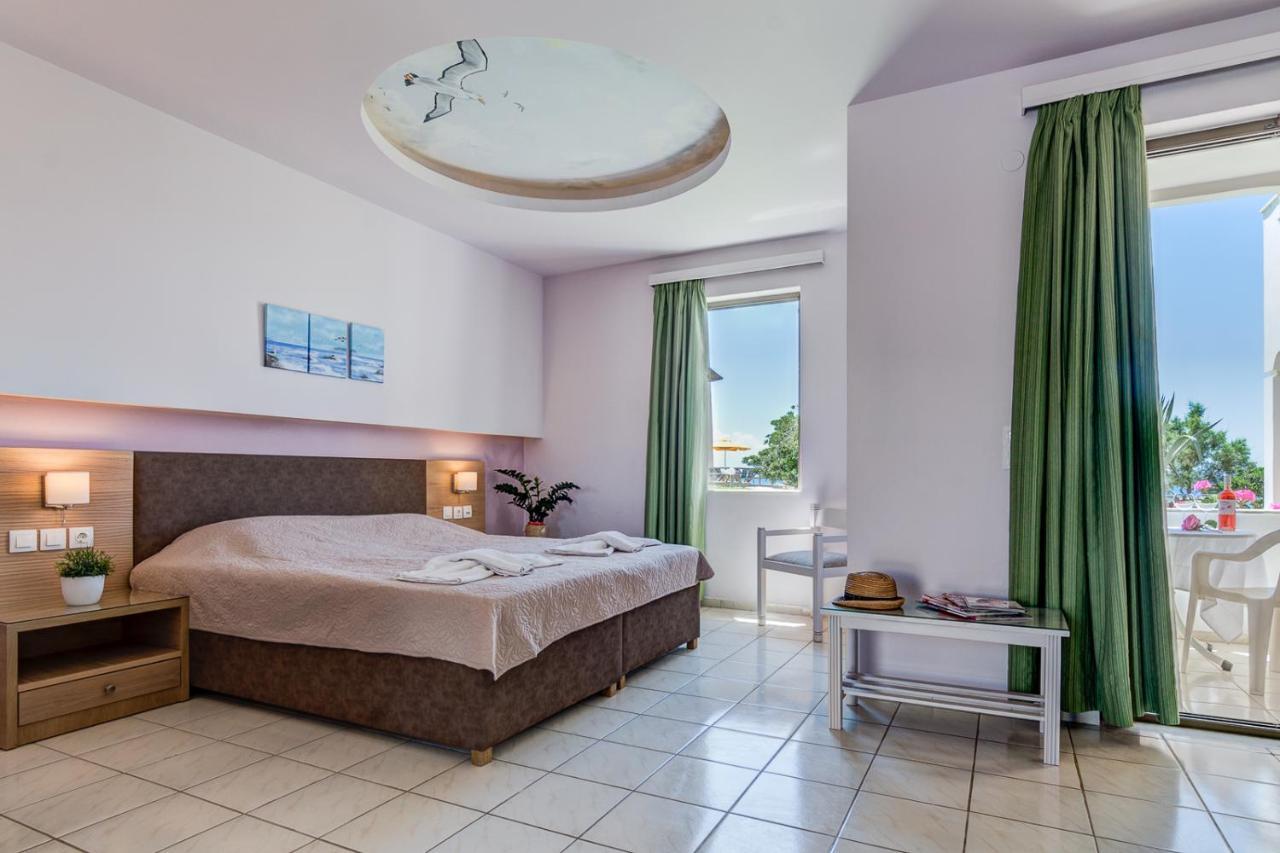 Alkionis Beach Hotel Apartments Sfáka Eksteriør bilde