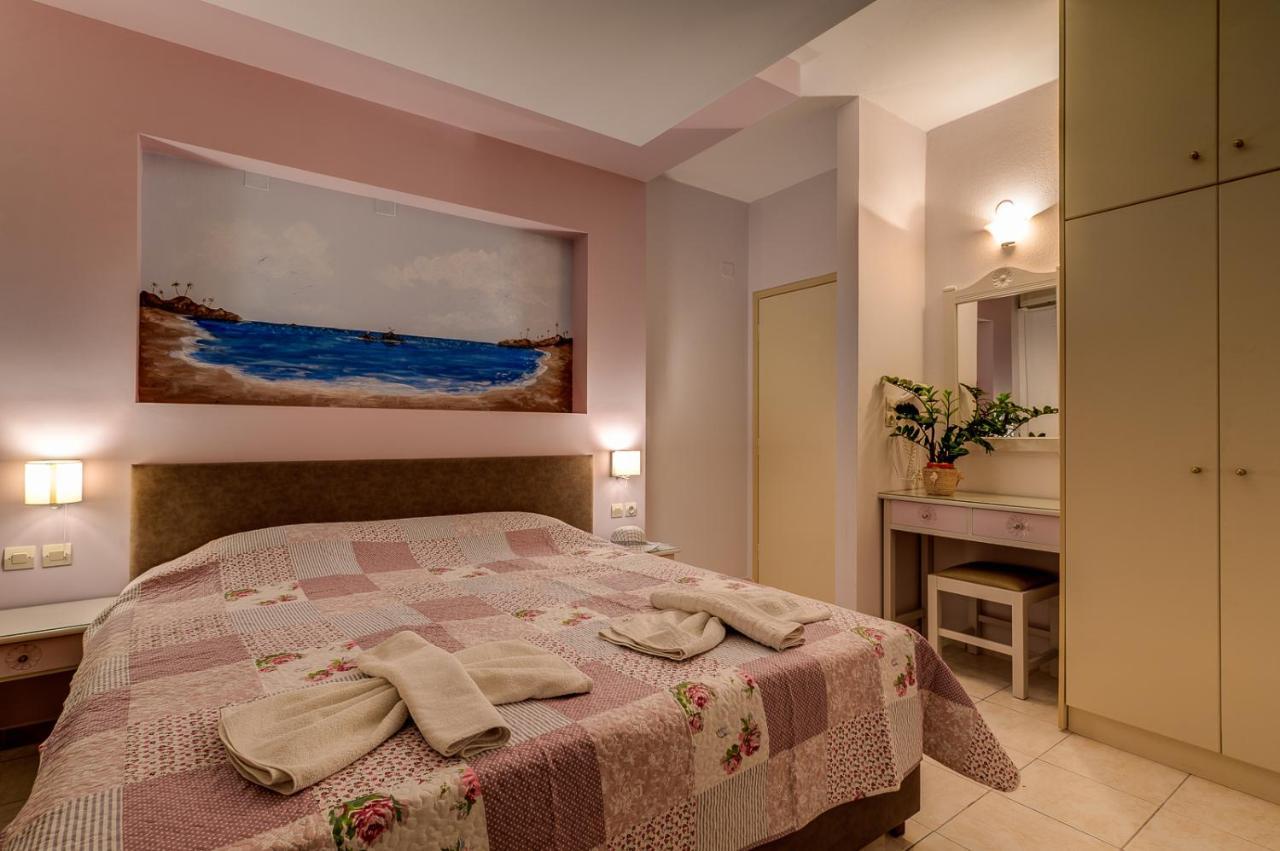 Alkionis Beach Hotel Apartments Sfáka Eksteriør bilde